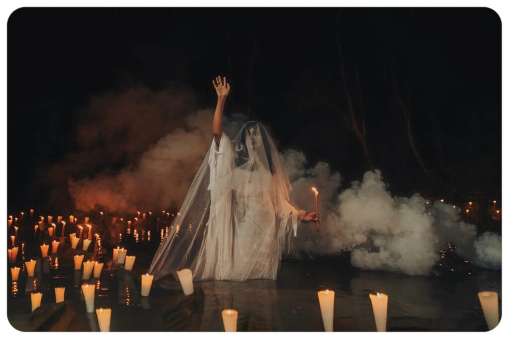 Las Tepas, los misterios vivos del Xantolo en Tampamolón Corona Las Tepas, los misterios vivos del Xantolo en Tampamolón Corona