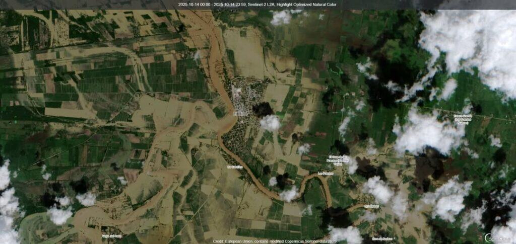 ¡Imágenes desde el cielo revelan la magnitud de las inundaciones!🌎