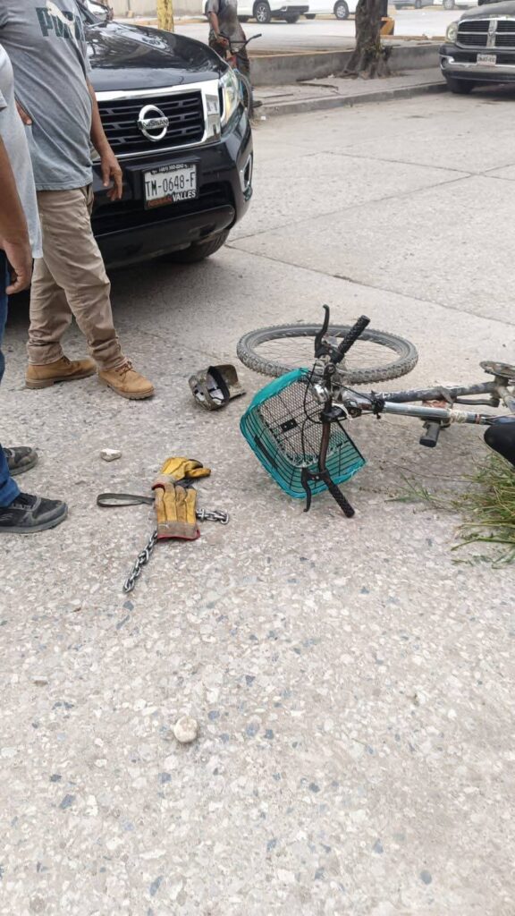 Atropellaron a un ciclista