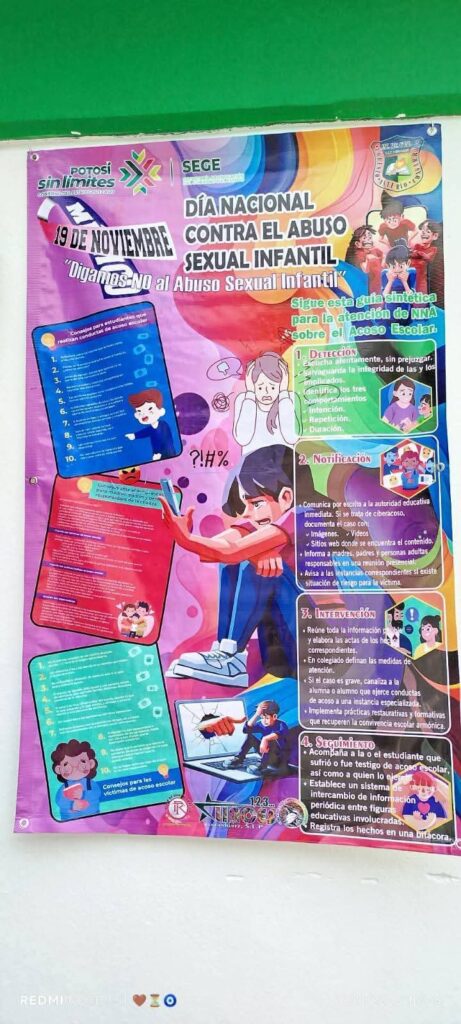 ¡Tancanhuitz dijo NO al abuso sexual infantil