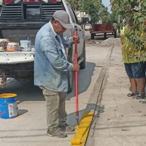 Ciudadanos realizan labores de embellecimiento ante ausencia de acciones municipales