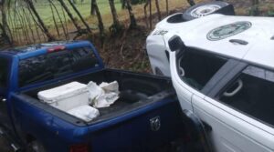 Otra Patrulla de Guardia Civil volcó; ahora en #Aquismón 🚓💥