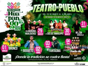 Revelan cartelera de la Feria del Huapango 2026