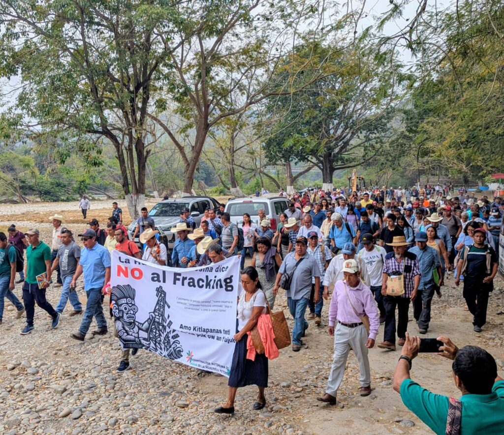 Comunidades indígenas reiteran rechazo al fracking