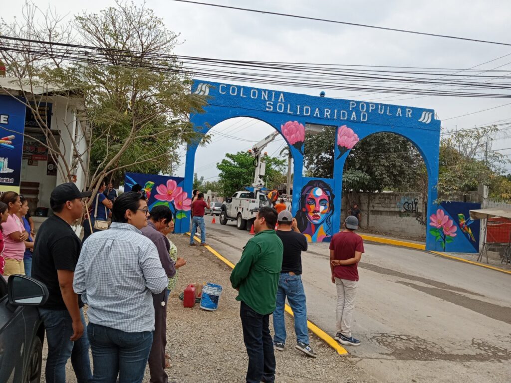 Rescatan acceso a la Solidaridad con nuevas luminarias