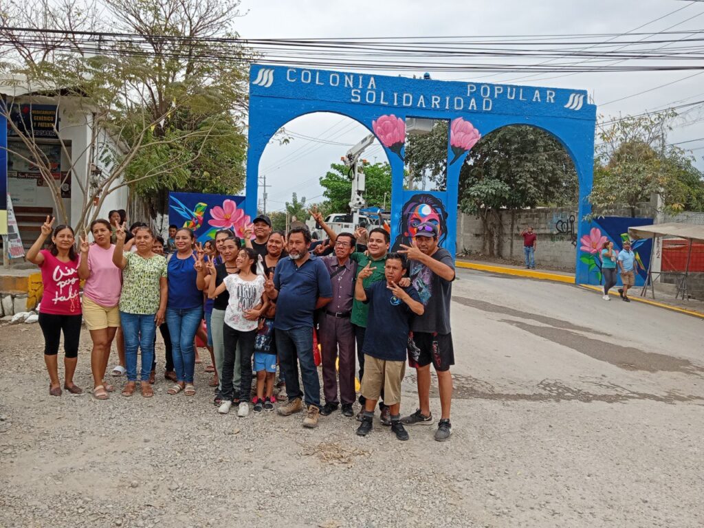 Rescatan acceso a la Solidaridad con nuevas luminarias