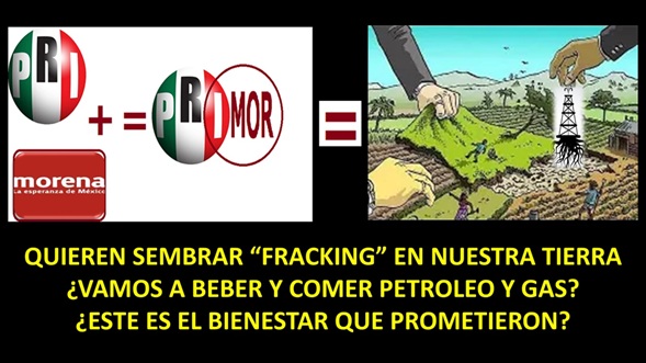 Morena y PRI respaldan el uso del fracking: Ha nacido el PRIMOR