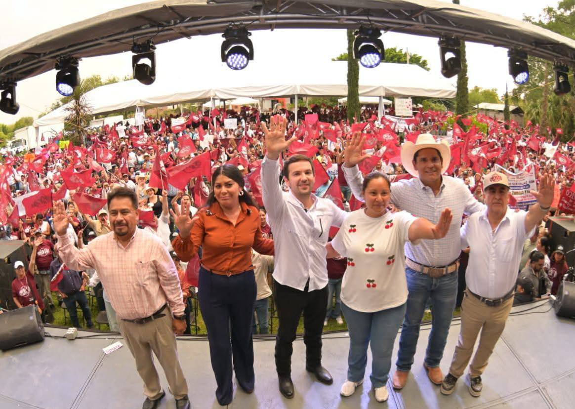 Masivo respaldo a Gerardo Sánchez, ahora en Rioverde