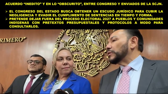 CONGRESO DE SLP EJERCE VIOLENCIA INSTITUCIONAL CONTRA PUEBLOS INDÍGENAS