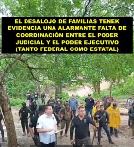 Caso La Peña: sabían del desalojo y dejaron solos a los tének